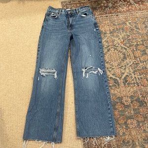 Zara wide leg jeans